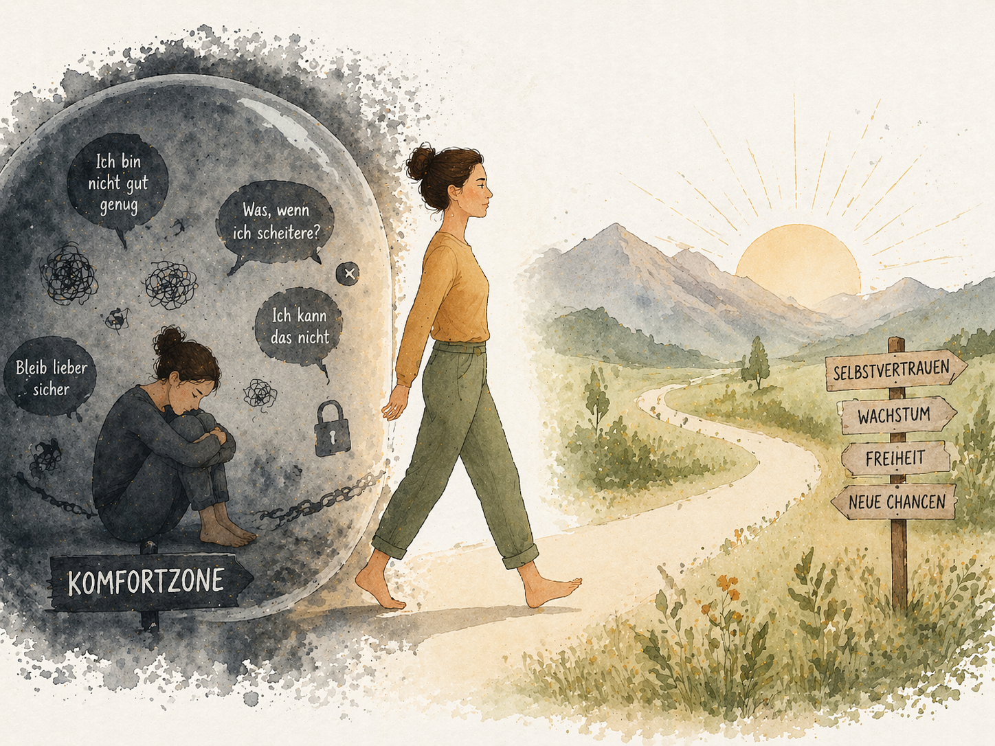 Selbstsabotage ade: Wege aus der Komfortzone